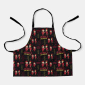 HET JAAR ZONDER SANTA CLAUS™ | Elf Pattern Schort (Voorkant)