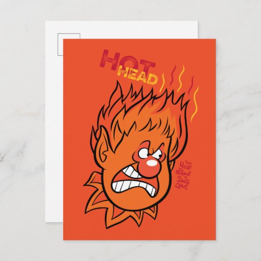 HET JAAR ZONDER SANTA CLAUS™ | Hete kop Briefkaart (Voorkant / Achterkant)