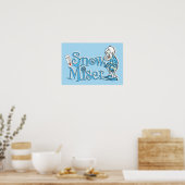 HET JAAR ZONDER SANTA CLAUS™ | Sneeuwpop Poster (Keuken)