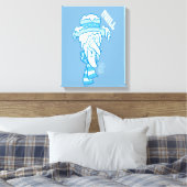 HET JAAR ZONDER SANTA CLAUS™ | Snow Miser Chill Canvas Afdruk (Insitu (Slaapkamer))