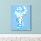 HET JAAR ZONDER SANTA CLAUS™ | Snow Miser Chill Canvas Afdruk (Insitu (Houten vloer))