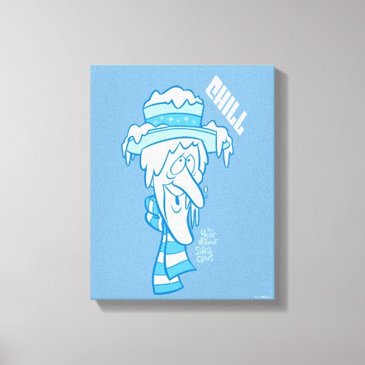HET JAAR ZONDER SANTA CLAUS™ | Snow Miser Chill Canvas Afdruk (Voorkant)