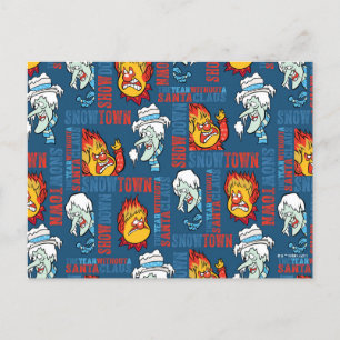 HET JAAR ZONDER SANTA CLAUS™ Snowtown Showdown Feestdagenkaart