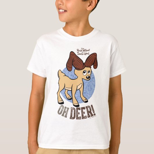 HET JAAR ZONDER SANTA CLAUS™ | Vixen "Oh Deer" T-shirt (Voorkant)