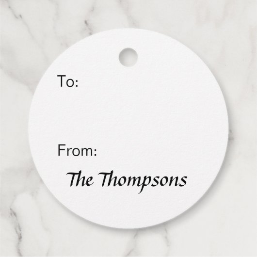 HET JAAR ZONDER SANTA CLAUS™ WARMTE Miser Fuming Bedankjes Labels (Achterkant)