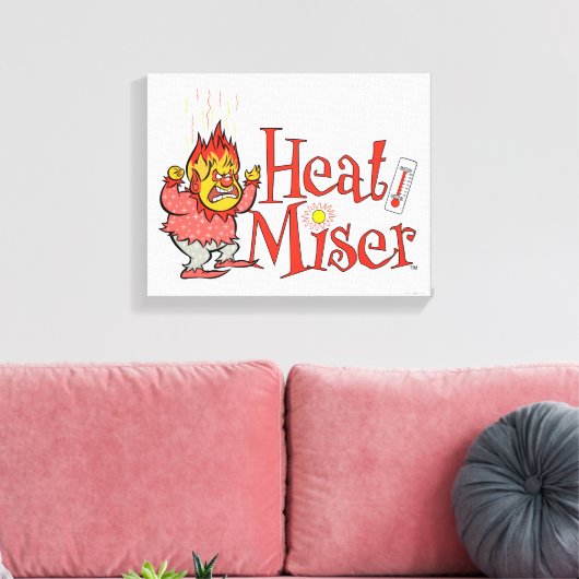 HET JAAR ZONDER SANTA CLAUS™ | Warmtevermiste Canvas Afdruk (Insitu (Woonkamer))