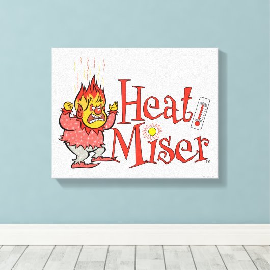 HET JAAR ZONDER SANTA CLAUS™ | Warmtevermiste Canvas Afdruk (Insitu (Houten vloer))