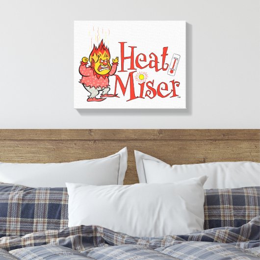 HET JAAR ZONDER SANTA CLAUS™ | Warmtevermiste Canvas Afdruk (Insitu (Slaapkamer))