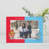 HET JAAR ZONDER SINTERKLAAS™ PRETTIGE FEESTDAGEN | FEESTDAGENKAART (Staand voorkant)