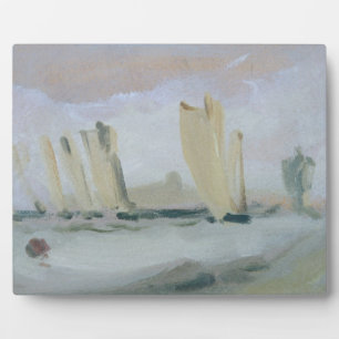 Het jacht Racing on the Solent, eerder toegewezen Fotoplaat