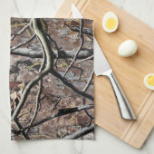 Het jachtpatroon van Camouflage 8 Theedoek (Quarter Fold)