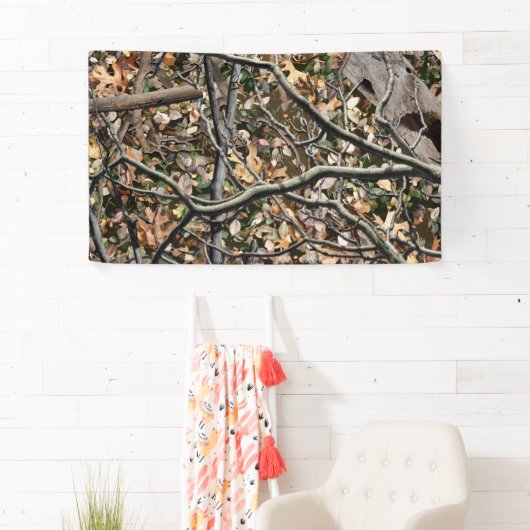 Het jachtpatroon van Camouflage 9 Spandoek (Insitu)