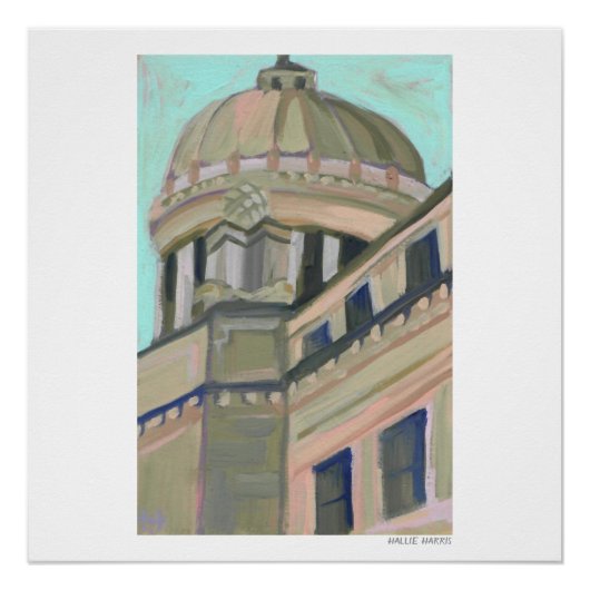 Het Jackson Mississippi Capitol Building Perfect Poster (Voorkant)