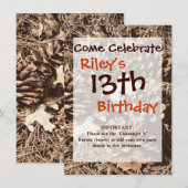 Het jagen van Camouflage-cadeaus voor jagers Kaart (Voorkant / Achterkant)