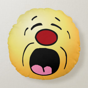 Het jammeren Gezicht: Ik haat moetend naar mijn Rond Kussen