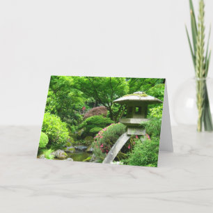 Het Japanse Briefkaart van de Tuin