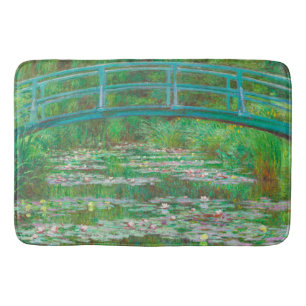 Het Japanse Footbridge Monet Badmat