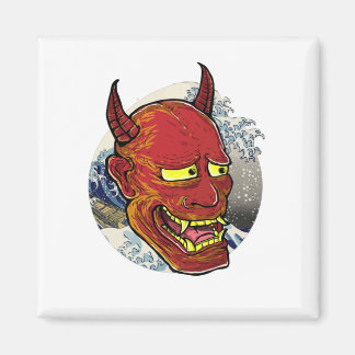 Het Japanse Hannya Masker Magneet