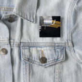 Het Japanse Kibo complex 2 Vierkante Button 5,1 Cm (In situ)