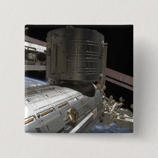 Het Japanse Kibo complex Vierkante Button 5,1 Cm (Voorkant)