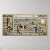 Het Japanse Kunstposter van Utamaro Poster (Voorkant)