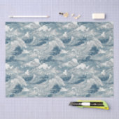 Het Japanse Ontwerp van het Patroon van de Golf vo Tissuepapier (Craft)