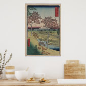 Het Japanse Uitzicht van de Shows van de Druk van  Poster (Keuken)