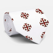 Het Jerusalem-kruis is weer helder Stropdas (Opgerold)