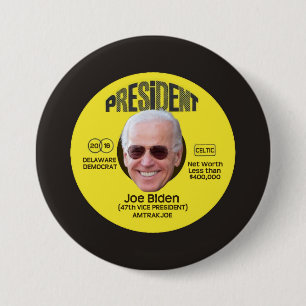 Het Joe Biden Record Ronde Button 7,6 Cm