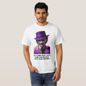 HET JOKER T-SHIRT ONTWERP MET ALLE MATEN (Voorkant volledig)
