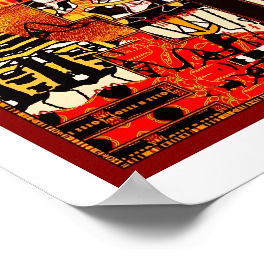 Het Jolly Crowded House Poster (Hoek)