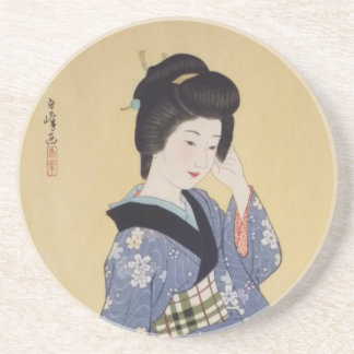 Het jonge meisje van Hirano Hakuho Zandsteen Onderzetter