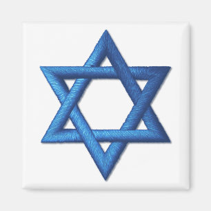 Het Joodse Israëlische Symbool van de jodenster Magneet
