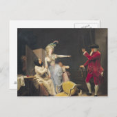 Het joodse oude Man, 1791 Briefkaart (Voorkant / Achterkant)