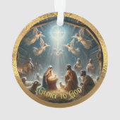 Het Joy Acryl Ornament van de Herders (achterkant)