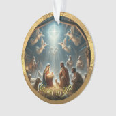 Het Joy Acryl Ornament van de Herders (voorkant)