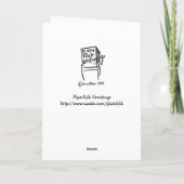 Het Jubileum van de tjilpen Kaart (Achterkant)