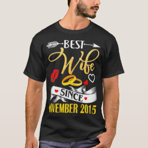 Het Jubileum van de vijfde bruiloft is de beste vr T-shirt