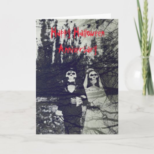 Het Jubileum van Halloween Kaart (Voorkant)