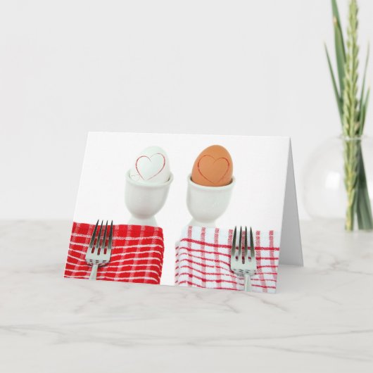 Het Jubileum van het Huwelijk van het ontbijt Kaart (Voorkant)