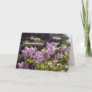 Het Jubileum van het mamma en van de Papa Kaart