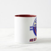 Het juiste spoor mok (Midden)