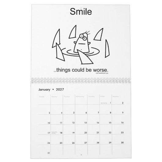 Het kan erger zijn... Agenda 2010 Kalender (Jan 2027)