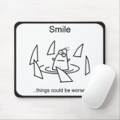 Het kan erger zijn. muismat (Met muis)