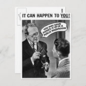 Het kan je overkomen! briefkaart (Voorkant / Achterkant)