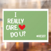 Het kan me echt schelen raamsticker (Vel 2)