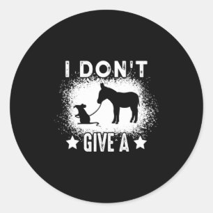 Het Kan Me Geen Klap Schelen Uitroep 1 Ronde Sticker