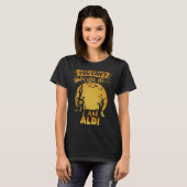 Het kan me niet schelen dat ik ALDI Halloween ben T-shirt (Voorkant volledig)