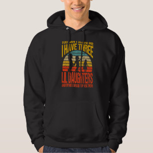 Het kan me niet schelen dat ik drie lil doezelaars hoodie