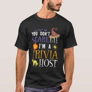 Het kan me niet schelen dat ik een Trivia Host Hal T-shirt